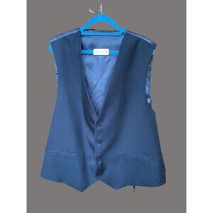 Stacy Adams Mens Black Formal Sleeveless Suit Vest Size 3X LK01 A